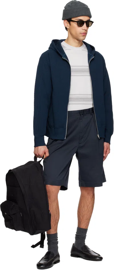 Nanamica Navy Day Pack Backpack In Black