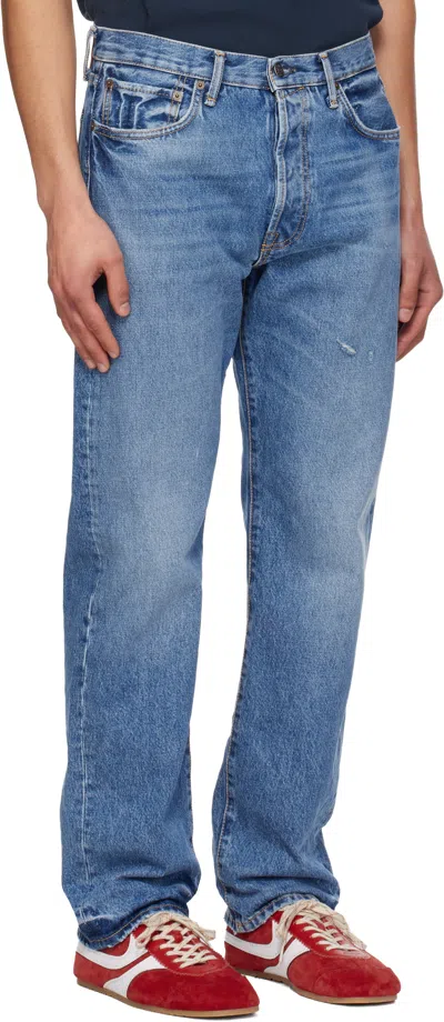 Acne Studios Blue 1996 Regular Fit Jeans In Blue