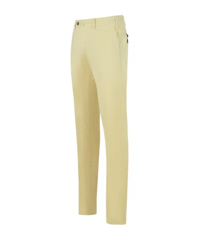 Pt01 Casual Pants With Belt Loops In Yellow