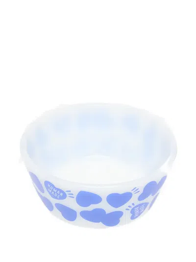 Human Made Heart Pattern Bowl In Blue