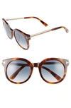 TOM FORD Janina 53mm Special Fit Round Sunglasses