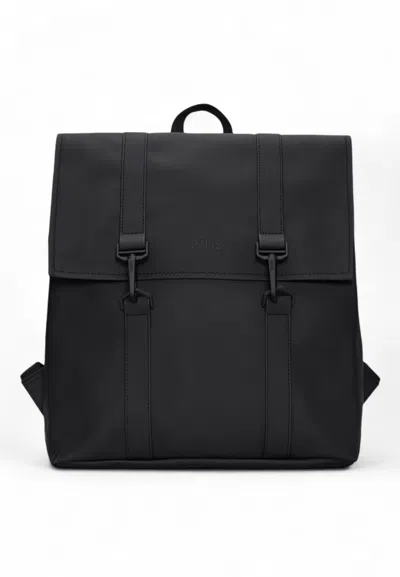 Rains Msn Mini Waterproof Backpack In Black