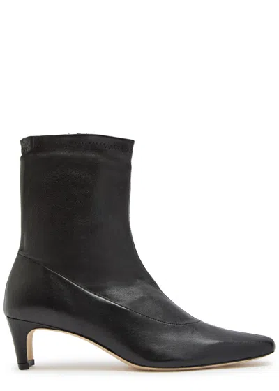 Staud Wally Leather Ankle Boots In Multi