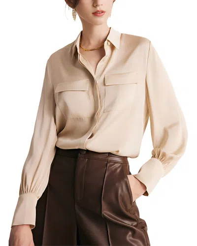 Adele Berto Silk Blouse In Gold