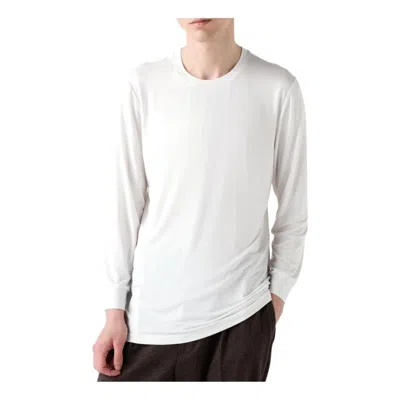 Uniqlo Heattech Crew Neck 3/4 Sleeve T-shirt 'white'