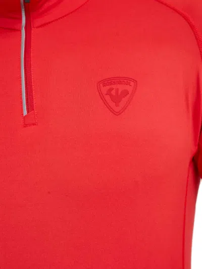 Rossignol Half-zip Turtleneck Top In Red