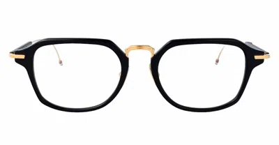 Thom Browne Rectangular - Black Rx Glasses In Black