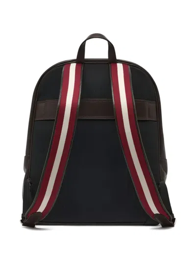 Bally Ray Leather Backpack In Brown