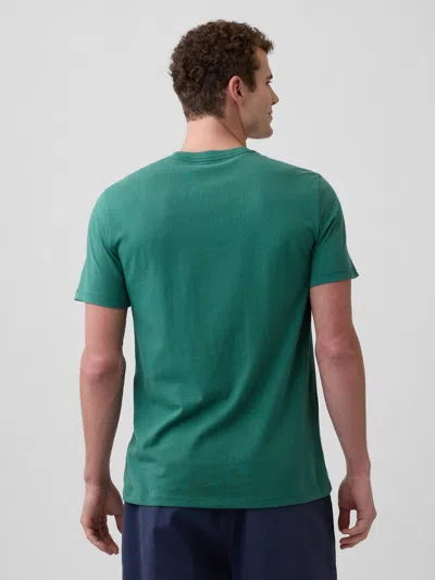 Gap Factory Everyday Soft Gap Logo T-shirt In Green