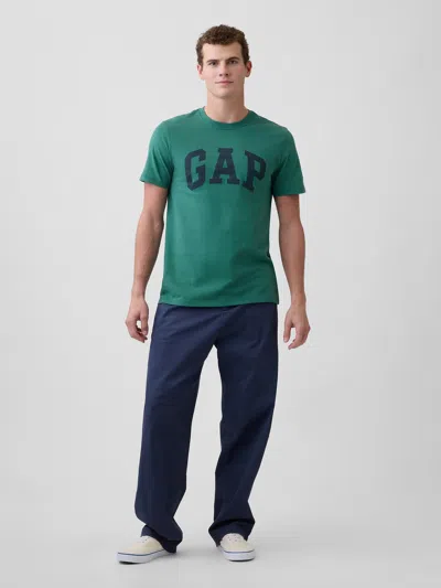 Gap Factory Everyday Soft Gap Logo T-shirt In Green