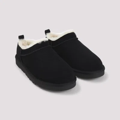 Ugg M Classic Micro Suede Sandals In Black