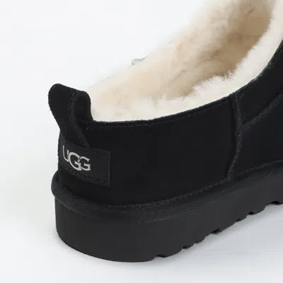 Ugg M Classic Micro Suede Sandals In Black