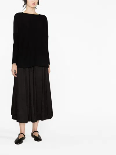 Daniela Gregis Knit Pullover Round Neck Front Pockets In Multi