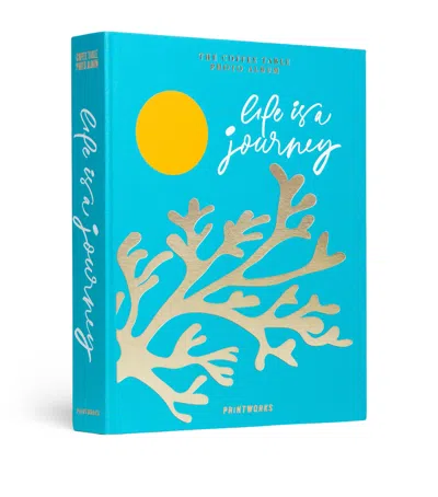 Printworks Life Is A Journey Photo Album In Blue