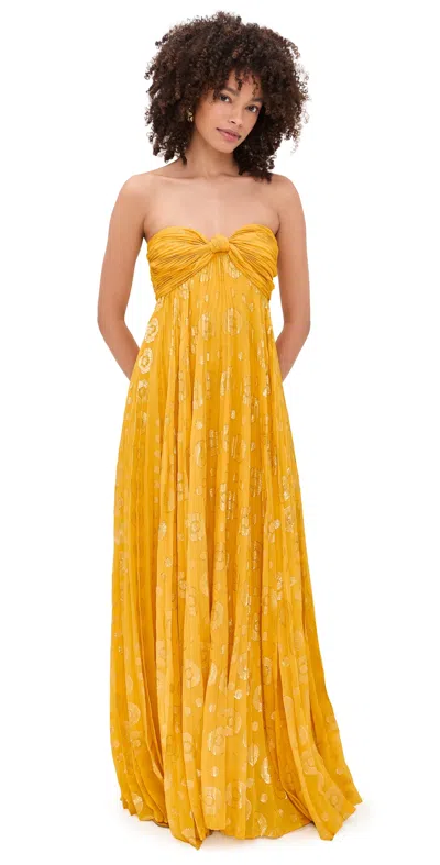 Alexis Soleil Dress Marigold In Yellow