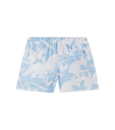 Fabula Fábula Printed Swim Trunks In Blue