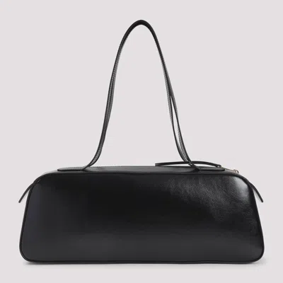 Khaite Hold All String Small Square Bauletto Shoulder Bag Shoulder Bags Black In Black