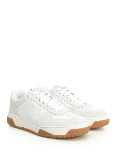Valentino Garavani Signature Detail Ankle Padding Sneakers With Interchangeable Laces In White