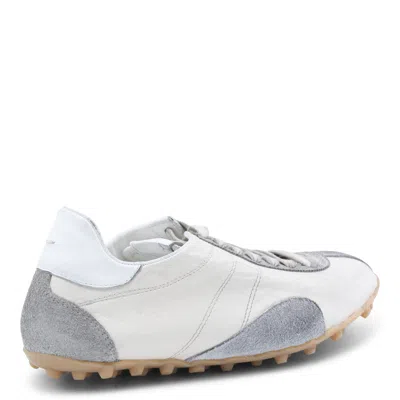 Maison Margiela Sprinters Beige Sneaker With Insert Design And Notched Sole In Leather Woman In Multi