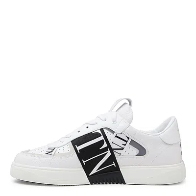Valentino Garavani Valentino Vltn Leather Slip-on Sneaker In Neutral