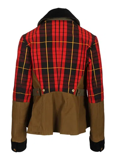 Alexander Mcqueen Mcqueen Deconstructed Tartan Ripstop Jacket In Multi