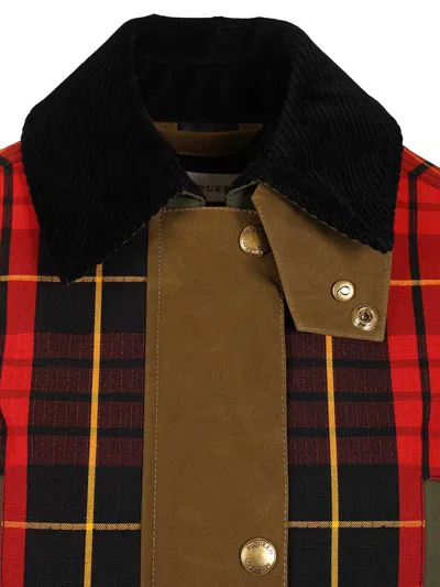 Alexander Mcqueen Mcqueen Deconstructed Tartan Ripstop Jacket In Multi