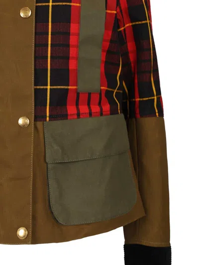 Alexander Mcqueen Mcqueen Deconstructed Tartan Ripstop Jacket In Multi