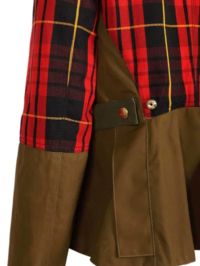 Alexander Mcqueen Mcqueen Deconstructed Tartan Ripstop Jacket In Multi