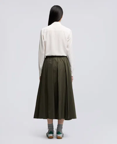 Aspesi Jupe Non Doublee En Polyester Technique In Green