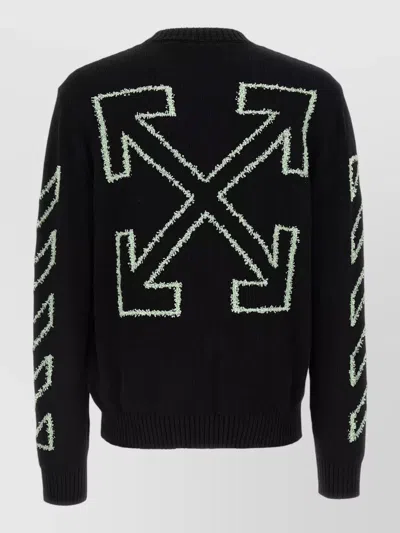 Off-white Sweater Men In Black