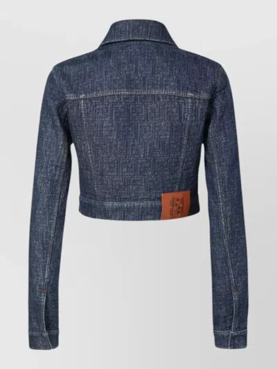 Fendi Brunello Cucinelli Striped Cotton T-shirt In Blue