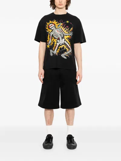 Melt Printed T-shirt In Black