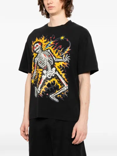 Melt Printed T-shirt In Black