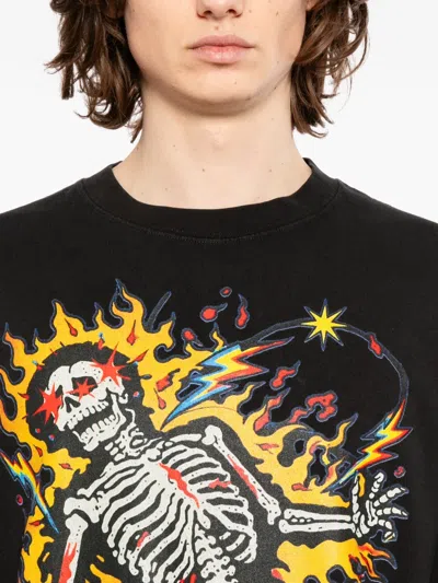 Melt Printed T-shirt In Black