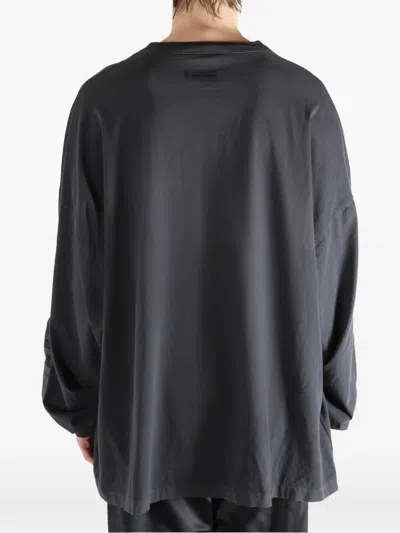 Essentials Long-sleeved Top In Gray