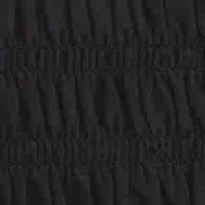 Abercrombie & Fitch 2-in-1 Reversible Smocked Top In Black