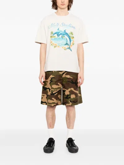 Melt Printed T-shirt In White