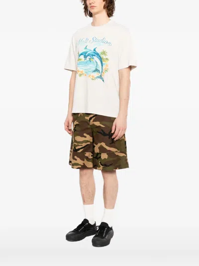 Melt Printed T-shirt In White