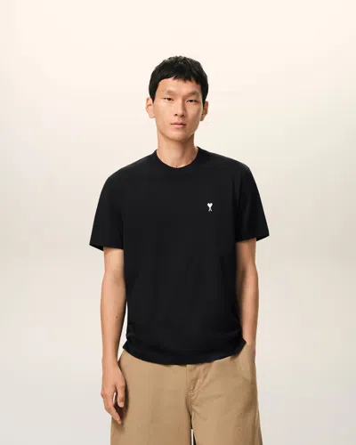 Ami Alexandre Mattiussi Ami Paris Men Ami De Coeur T-shirt In Organic Cotton Jersey In Multi