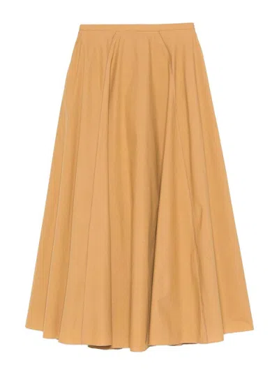 Forte Forte Patchwork Midi Skirt In Multi