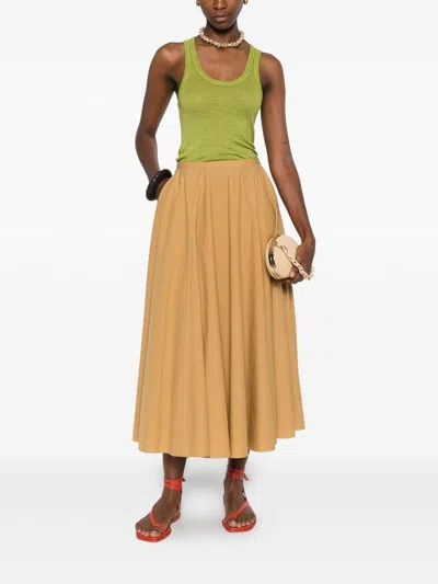 Forte Forte Patchwork Midi Skirt In Multi