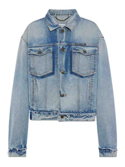 Maison Margiela Light Blue Cotton Denim Jacket