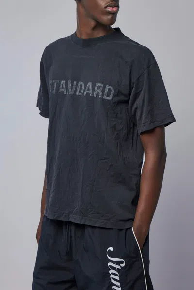 Balenciaga Standard Regular Fit T-shirt In Faded Jersey Clothing In Black