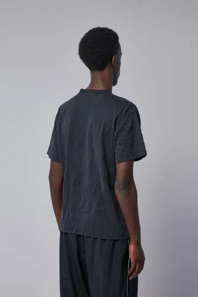 Balenciaga Standard Regular Fit T-shirt In Faded Jersey Clothing In Black