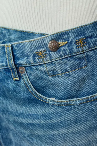 R13 Crossover Short In Blue