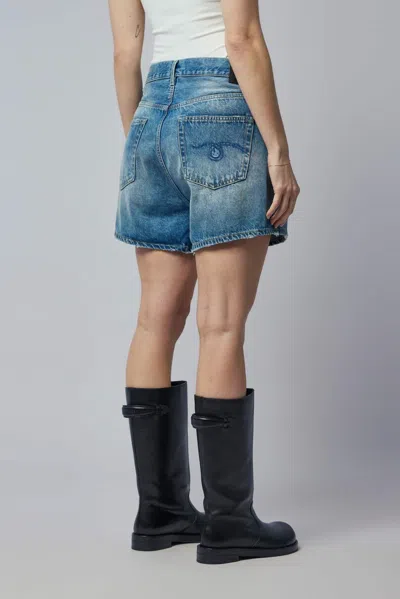 R13 Crossover Short In Blue