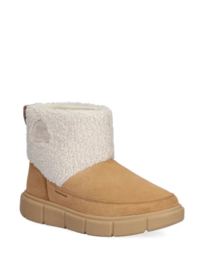 Sorel Explorer Iii Joan Waterproof Slip-on Cozy Boot In Neutral
