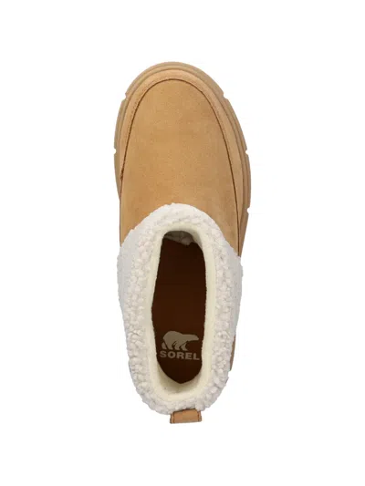 Sorel Explorer Iii Joan Waterproof Slip-on Cozy Boot In Neutral