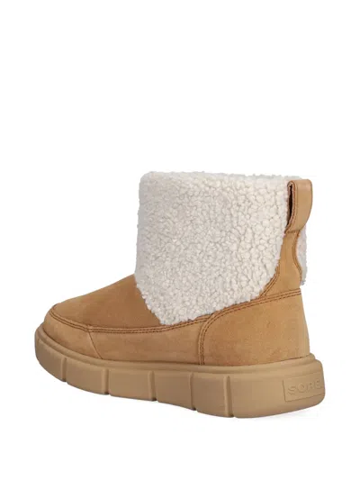 Sorel Explorer Iii Joan Waterproof Slip-on Cozy Boot In Neutral