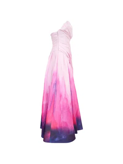 Acler Greenholm One-shoulder Maxi Dress In Multi